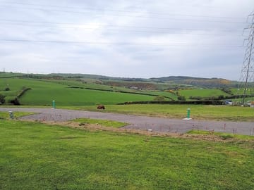 Green hills all around