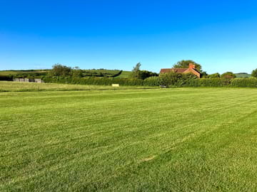 Flat grass pitches