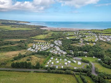 Aerial view of the site