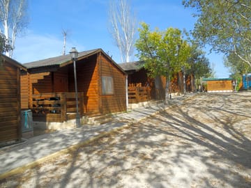 View of the lodges