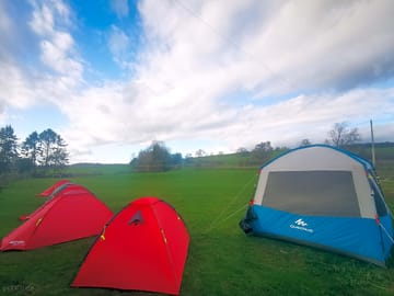 A cosy setup in the camping field