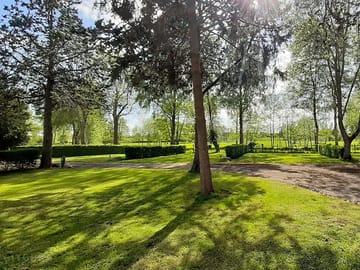 Shaded grass pitches