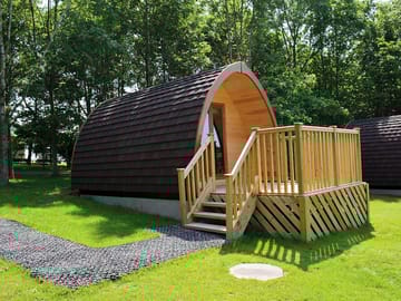 Family camping pod