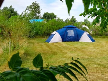 Spacious grass pitches