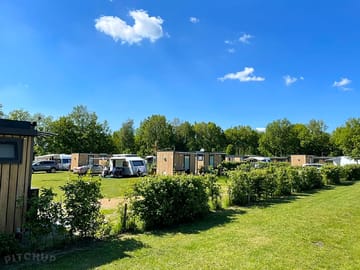 Pitches with private bathroom facilities
