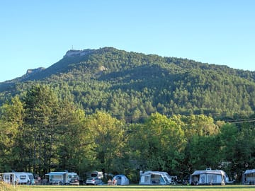 Pitches and views from the site