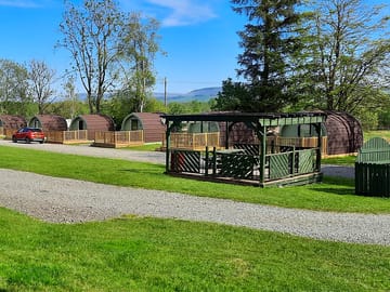 The pods' area.