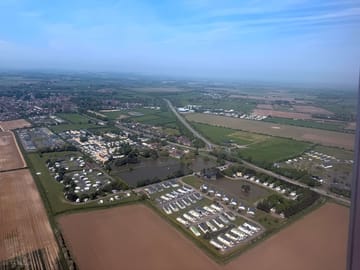 Aerial view of the site
