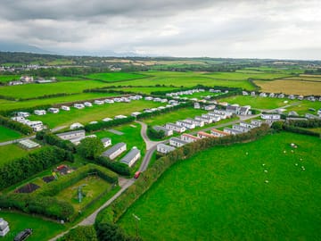 Aerial view of park