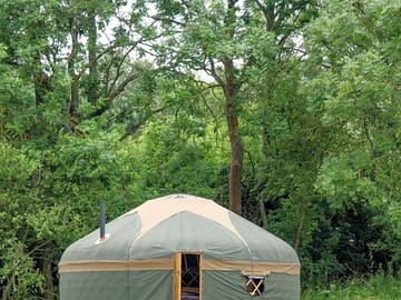 Lovely setting for the yurts