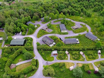 Aerial view of the park