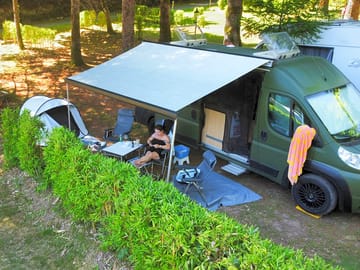 A pitch in the shade