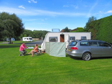 Spacious open pitches