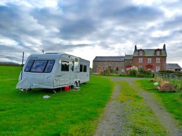 Camping pitches and wonderful views
