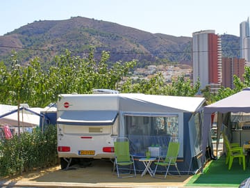 Pitches with city views