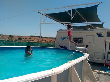 Open-air pool