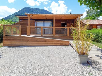 Disabled friendly lodge exterior