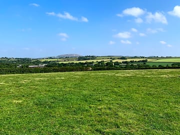 View from the camping field
