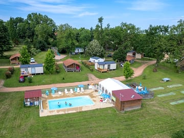 Aerial view of the site