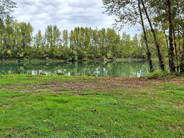 Pitches with lake views