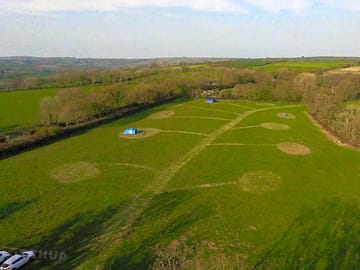 Aerial view of the pitches