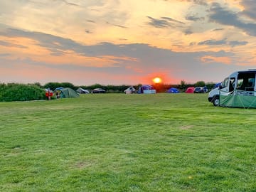 Sunset at venus campsite