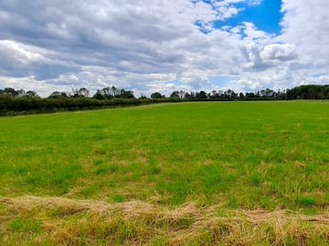 The three-acre camping field