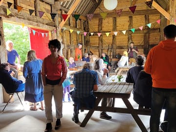 Regular events with live music in the cider shed