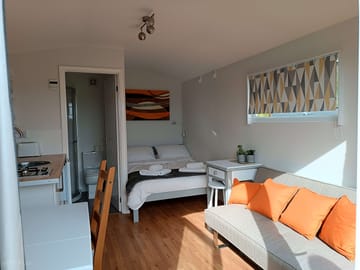 Inside the cabin, taken from the doorway