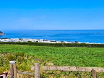 Looking towards the sea