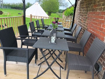 Alfresco dining area