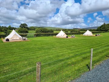 Spacious pitches
