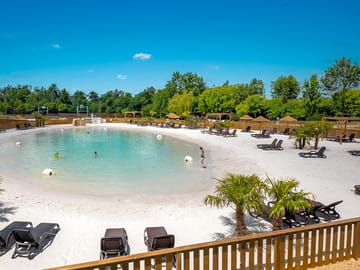 Lagoon and sandy beach