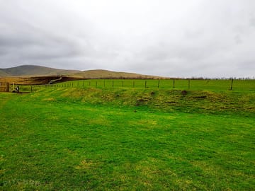 Grass pitches with fell views