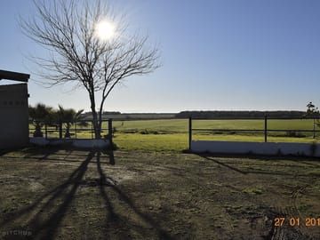 View of fields from the site