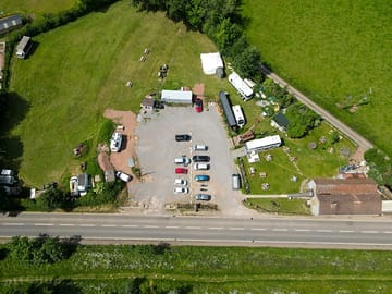 Aerial view of the site