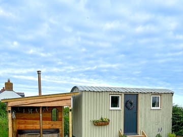 Shepherd's hut exterior