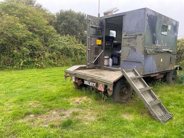 Military pod for 2.. the double seemed wider here, my bed for the night ..