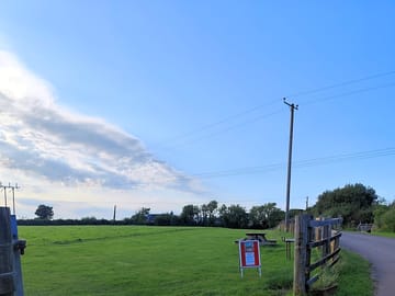 Entrance to the field