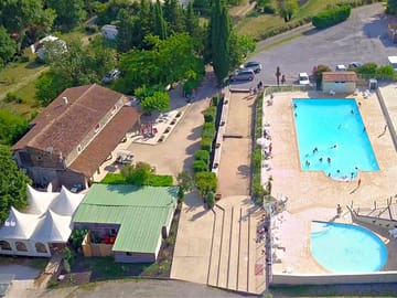Swimming pool from above