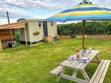 Private garden area