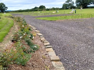 View of the camping field