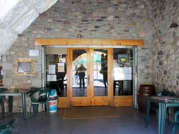 Entrance to the bar