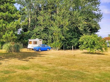 A pretty place to park a trailer tent