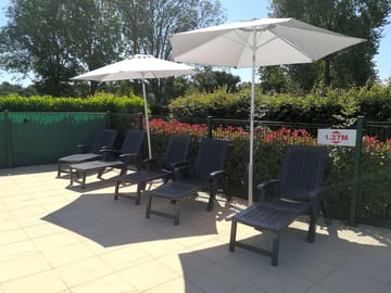Pool-side loungers