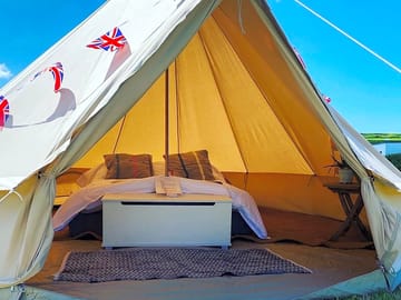 Bell tent interior