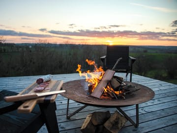 Firepit on the deck
