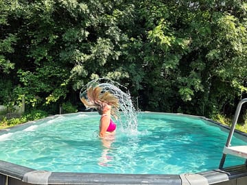 Cool down at hot days in our small pool