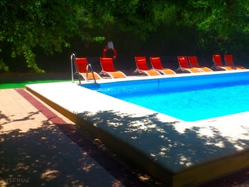 Pool and poolside loungers