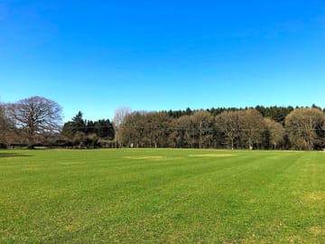 Well-maintained grass pitches